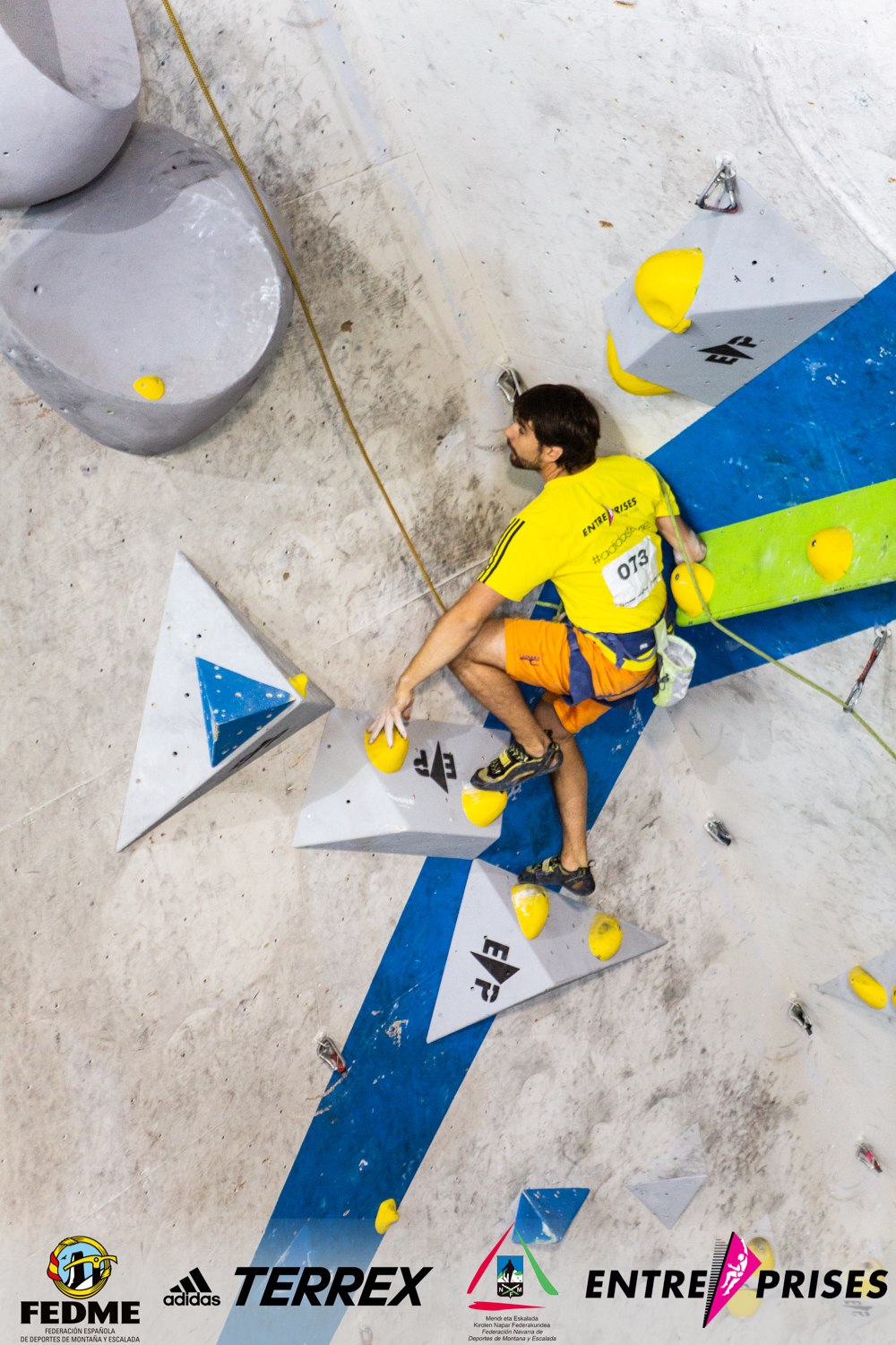 PABLO BLANCO CAMPEÓN DE ESPAÑA DE PARAESCALADA EN MODALIDAD AU2